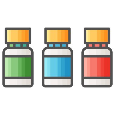 Basit sanatsal ve hobi vektör Flaticon. Klasik kavanoz gouathe ile. Düz stil ikonu. 48 x 48 piksel mükemmel.