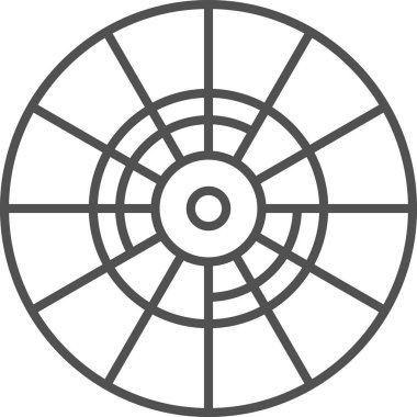 Basit sanatsal ve hobi vektör hat articon. Renk seçmek için renk tekerleği. hat sanat stil ikonu. 48 x 48 piksel mükemmel.