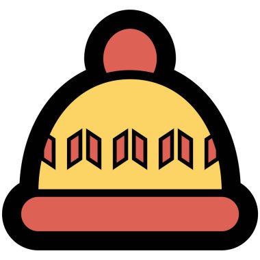 Vektör simgesi pembe şapka düz stil kadınlar için. Piksel mükemmel. iş ve office bak. Dükkanlar ve mağazaları için 