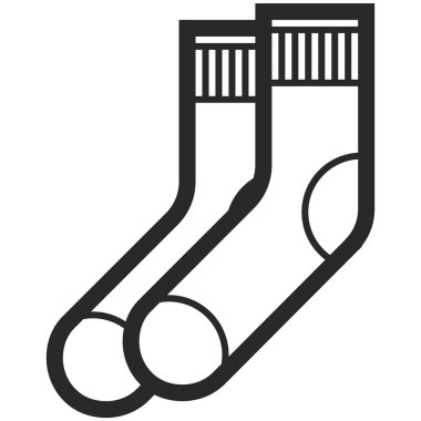 Çorap erkek ya da kadın hat sanat tarzı için vektör simgesi. Piksel mükemmel. iş ve office bak. Dükkanlar ve mağazaları için 