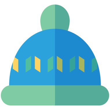 Erkek ya da kadın satırı olmadan düz stilde bir şapka vektör simgesi. Piksel mükemmel. İş ve office bak. Dükkanlar ve mağazaları için 