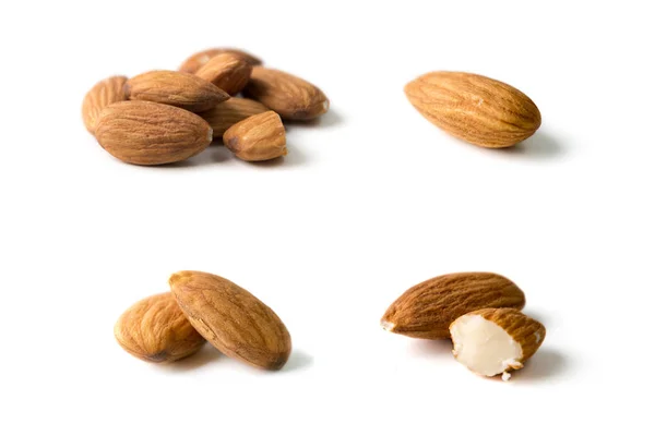 Nuts Almond Tasty Healthy Food Lots Vitamins Almond Nuts Almonds — Stock Photo, Image