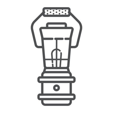 Fener turizm hat sanat tarzı için. Seyahat ve Turizm özniteliğidir. Orman ışık donatımı. Vektör çizim. Gaz lambası, vintage tarzı