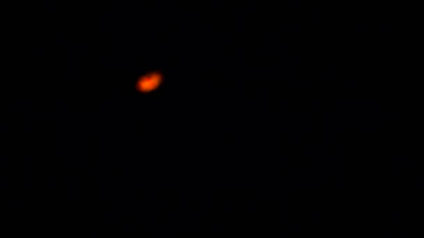 Ufo Streszczenie Koła Czarnym Tle — Wideo stockowe