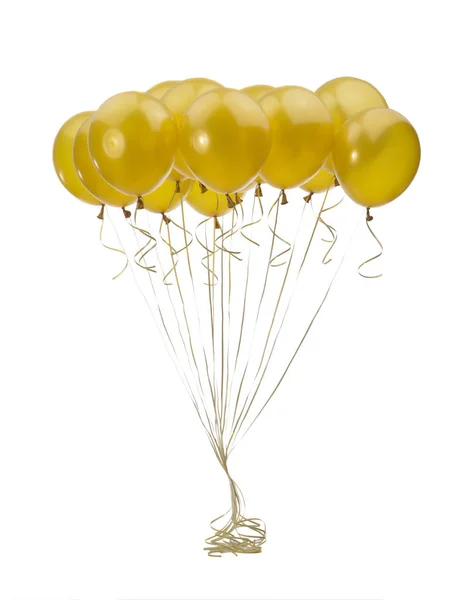 Golden balloons — Stock Photo, Image