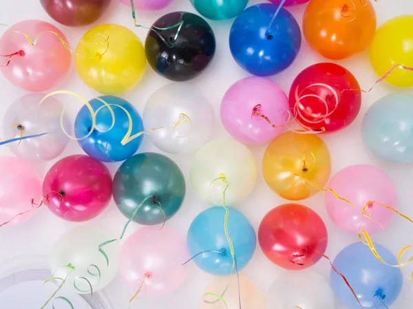 Balloons on a white — Stock Photo, Image