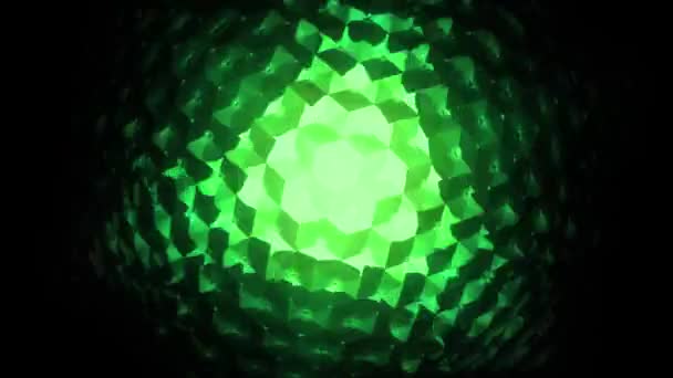 Patroon Natuurlijke Kinderspiegel Kaleidoscoop Uit Onze Kindertijd Beelden Zijn Macro — Stockvideo