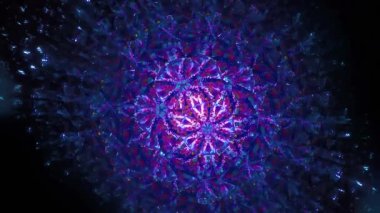 Şablon. Çocukluğumuzdan kalma doğal çocuk aynası Kaleydoskop.