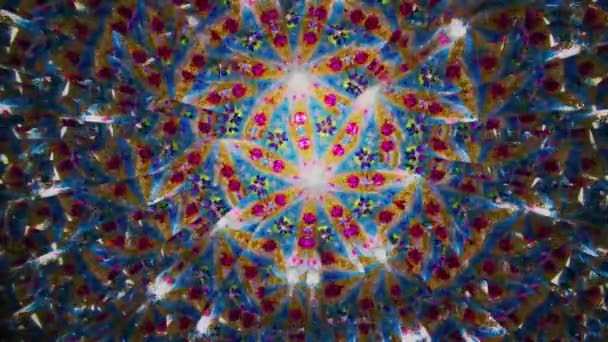 Natürliches Kinderspiegel Kaleidoskop Aus Unserer Kindheit — Stockvideo