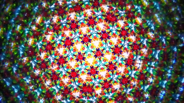 Minta Természetes Gyermek Tükör Kaleidoszkóp Gyermekkorunkból Felvétel Makró Mód Egy — Stock videók