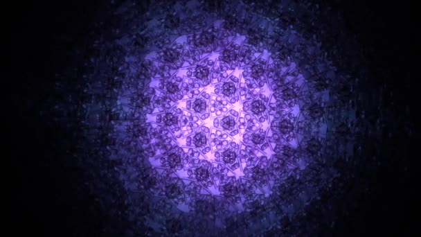 modèle. miroir naturel pour enfants Kaléidoscope de notre enfance. La vidéo est en mode macro à travers un miroir .