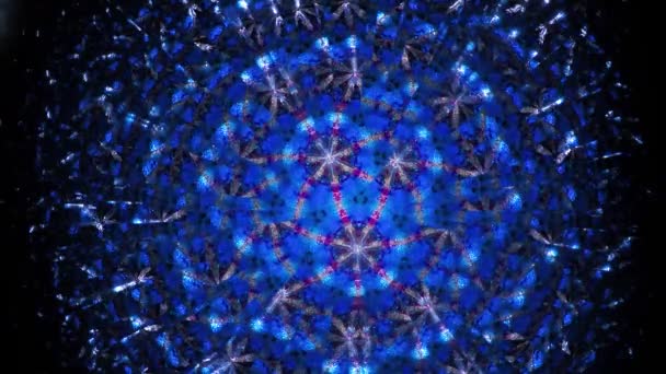 Natürliches Kinderspiegel Gel Kaleidoskop Jede Bewegung Schickt Glitzernde Formen Hin — Stockvideo