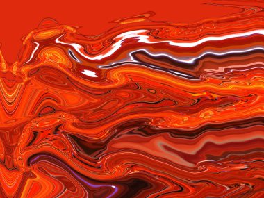 Beyaz bir arka plan üzerinde soyut çok renkli şeritler.