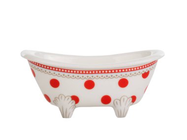 Küvet beyaz arkaplanda izole