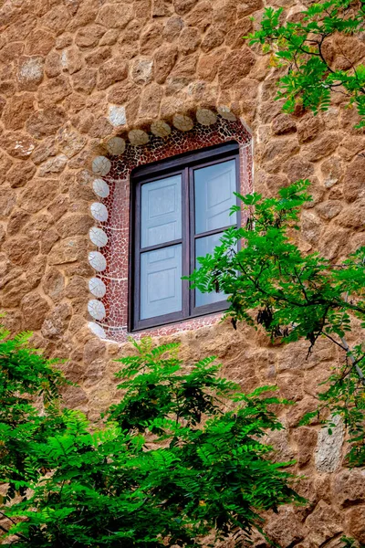 家の窓の断片 — ストック写真