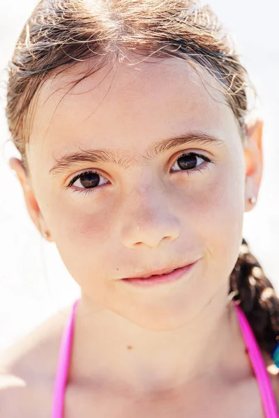 Relaxed teen after swimming — Stock Photo, Image