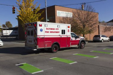 Baltimore Fd ambulans bir çağrı
