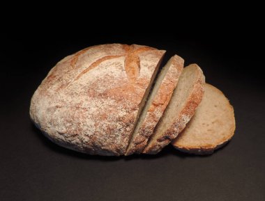 Ekmek dilimleri, izole içinde