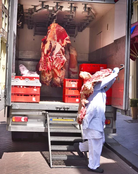 Ham sığır eti, kasaplık taşıma