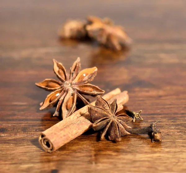 Close-up of christmas spices — Stock Photo, Image