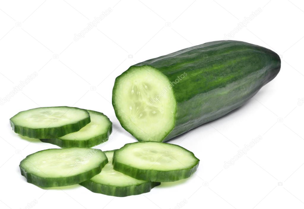 Fresh cucumber, chopped cucumber