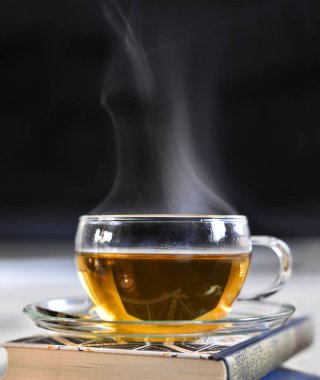 Çay, sıcak içecek sahne 
