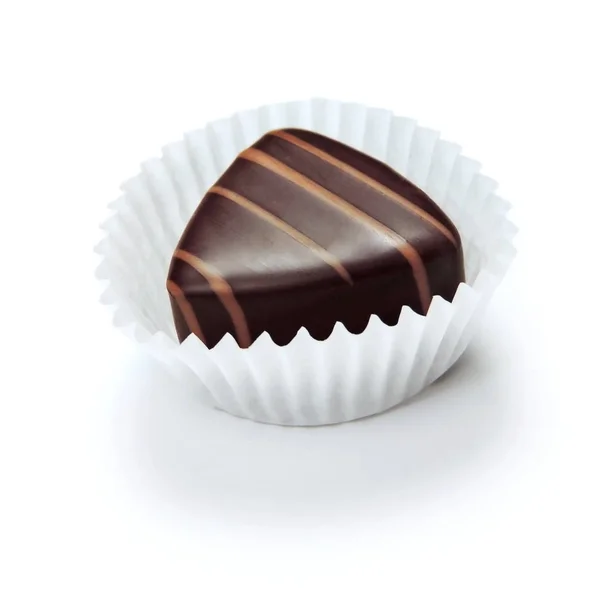 Вкусные шоколадные трюфели — стоковое фото