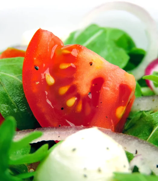 Salada de arugula fresca — Fotografia de Stock