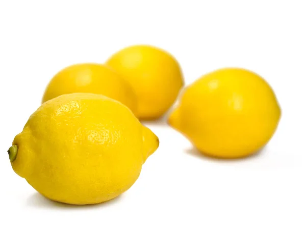 신선한, 유기 레몬, 절연 — 스톡 사진