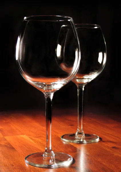 优雅的葡萄酒杯 — 图库照片