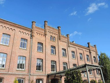 Lüks tarihsel tuğla taş bina