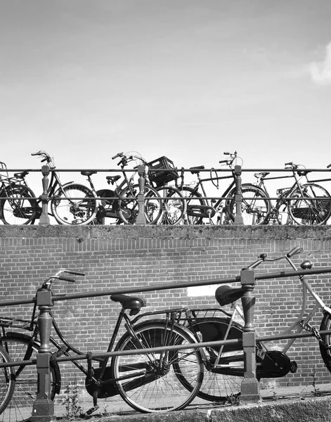 Bicicletas en Amsterdam — Foto de Stock