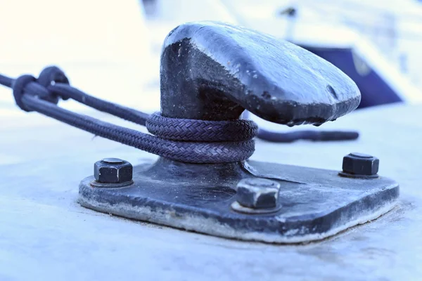 Moored ship or boat — Stock Photo, Image