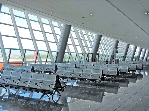 Área de espera do aeroporto — Fotografia de Stock