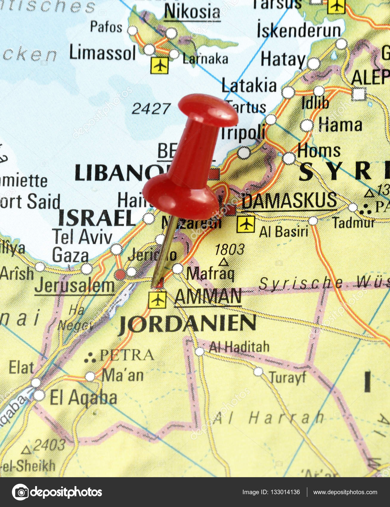 jordánia térkép A PIN kódot a Amman Jordánia Térkép — Stock Fotó © Eivaisla #133014136 jordánia térkép