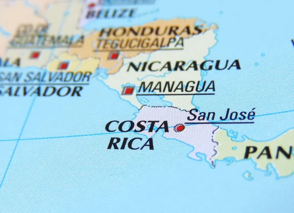 Central America with focus on Costa Rica — Stock Photo, Image