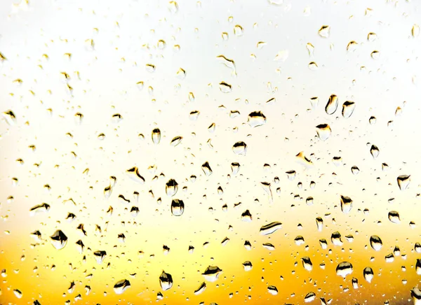 Raindrops on a window — Stock Photo, Image