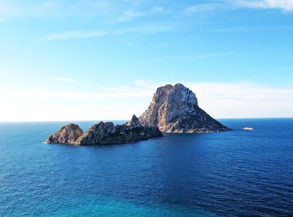 Es Vedra, famoso lugar en la isla de Ibiza — Foto de Stock