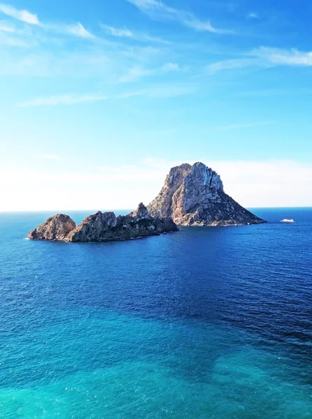 Es Vedra, híres hely Ibiza szigetén — Stock Fotó