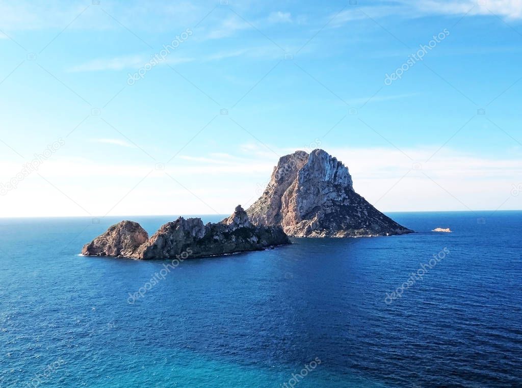Es Vedra, famous place on Ibiza Island