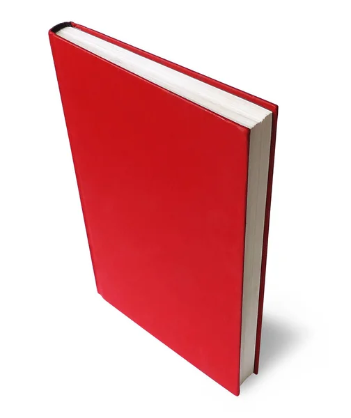 Red book, isolated on white — Stock Photo, Image