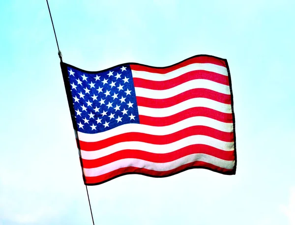 Bandera de la nación de los EE.UU. —  Fotos de Stock