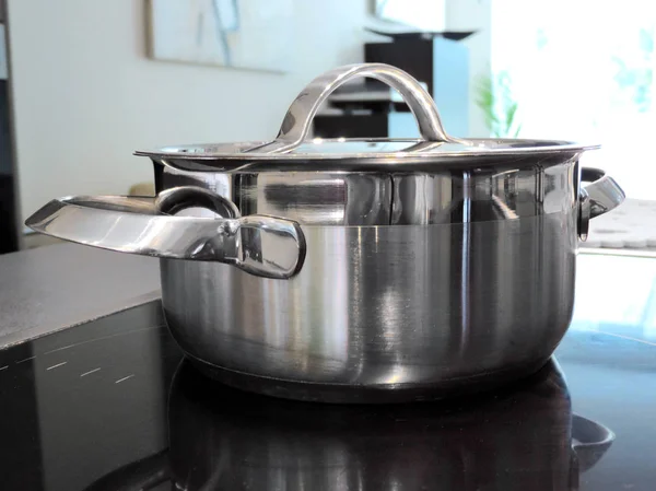 Cooking pan or cooking pot — Stock Photo, Image