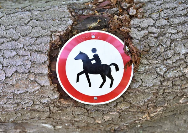 Bo Hardboiled paardrijden teken — Stockfoto