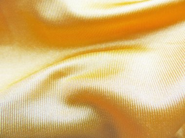 Dalgalı mavi saten kumaş