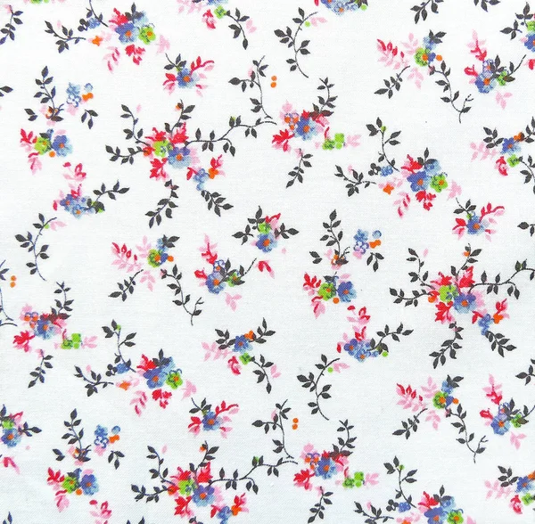 Textil floral, plano de marco completo —  Fotos de Stock