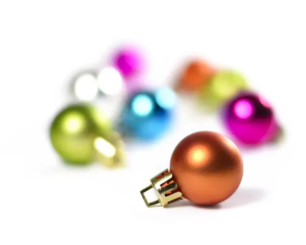Décoration de Noël, boules d'arbre de Noël — Photo