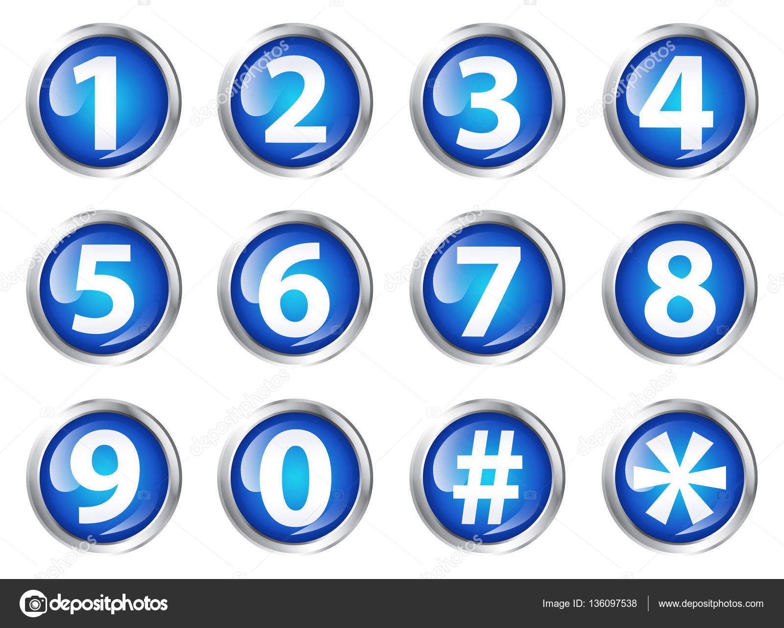 Computer icons with numbers and symbols ⬇ Stock Photo, Image by ...