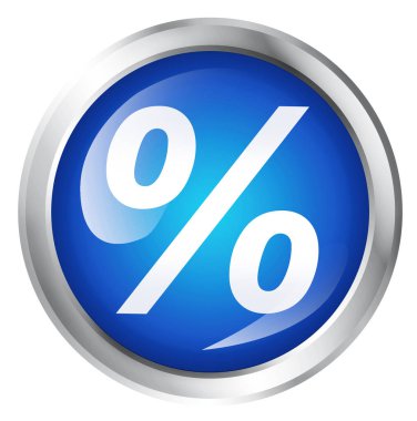 Yüzde işareti ile bilgisayar kutsal kişilerin resmi