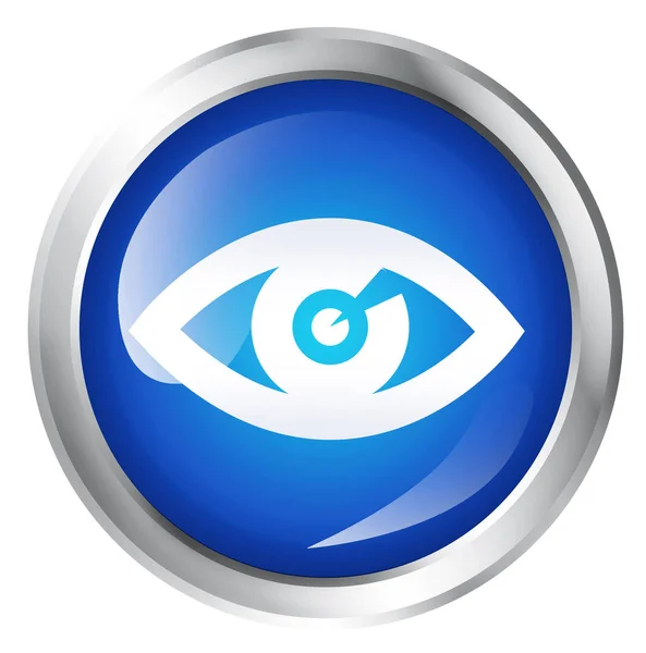 Icon with eye symbol — Stock Photo, Image